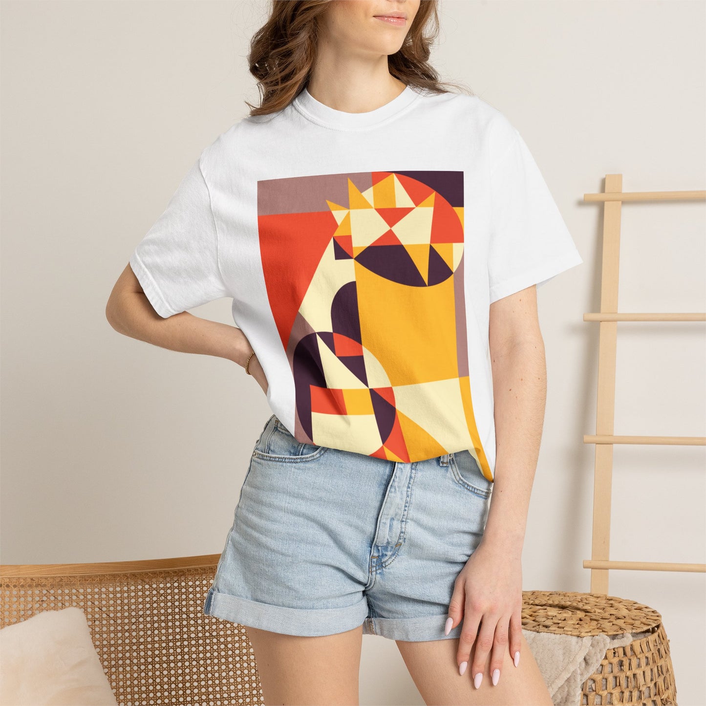 Unisex Garment, Printed Bauhaus design.