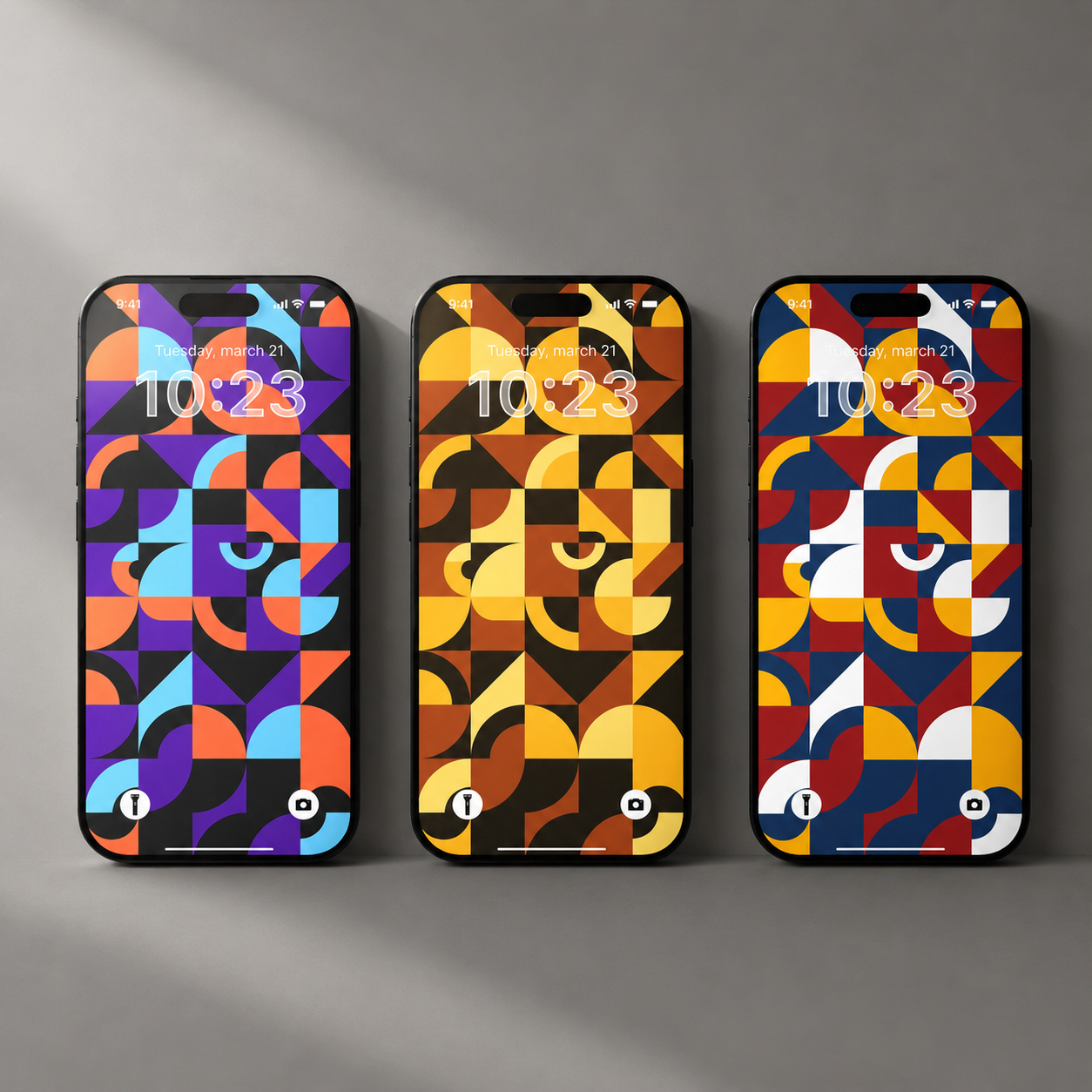 Bauhaus sheep - digital wallpaper